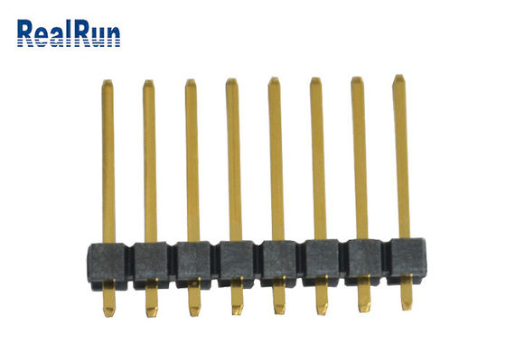 Solo oro de cobre amarillo del conector UL94V-0 7A PA6T del jefe de la fila de LCP plateado