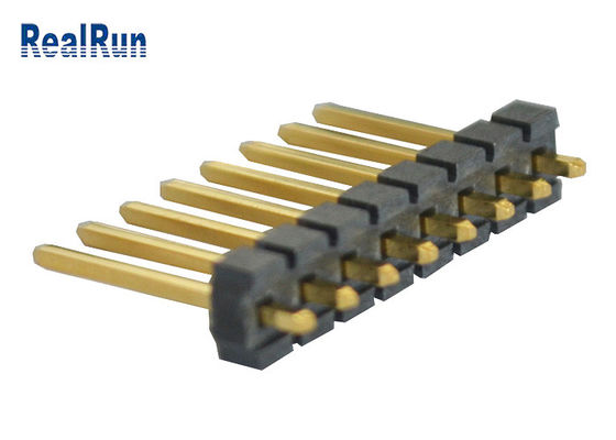 Solo oro de cobre amarillo del conector UL94V-0 7A PA6T del jefe de la fila de LCP plateado