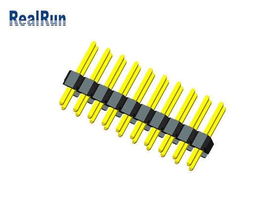 Latón de Pin Header Male Brass Pcb 3.0A de la inmersión de la fila del doble de PBT PA6T 20P