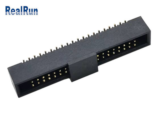 Pin de cobre amarillo SMD Pin Box DC2A del varón 40 del conector de Idc del jefe de LCP PA6T con el casquillo