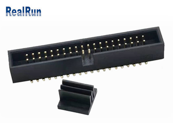 Pin de cobre amarillo SMD Pin Box DC2A del varón 40 del conector de Idc del jefe de LCP PA6T con el casquillo