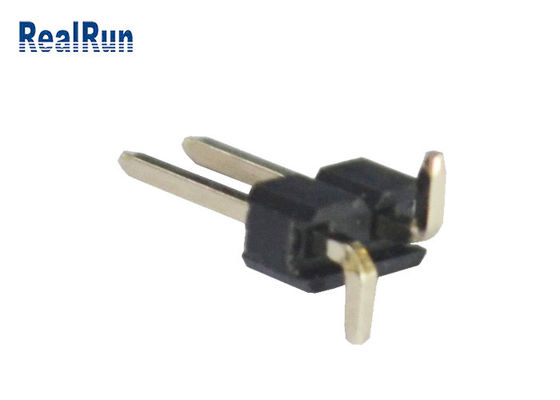 Au sobre Ni SMT Pin Header Oxidation Resistance 2 Pin Single Row PA6T
