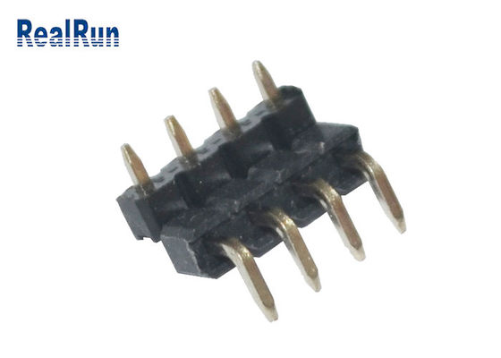 El conector masculino PA6T del jefe de la fibra de LCP suelda el plástico doble de cobre amarillo negro