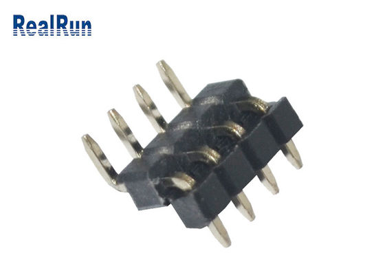 El conector masculino PA6T del jefe de la fibra de LCP suelda el plástico doble de cobre amarillo negro