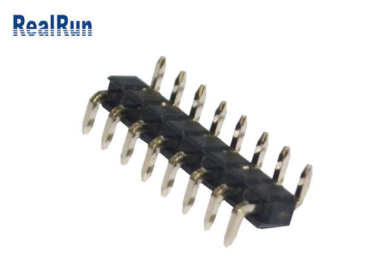 Resistencia de oxidación de ángulo recto del conector UL94V-0 2.54m m del jefe de LCP PBT