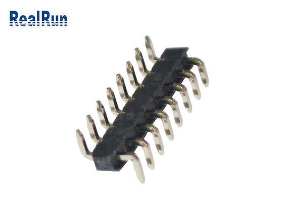 Resistencia de oxidación de ángulo recto del conector UL94V-0 2.54m m del jefe de LCP PBT