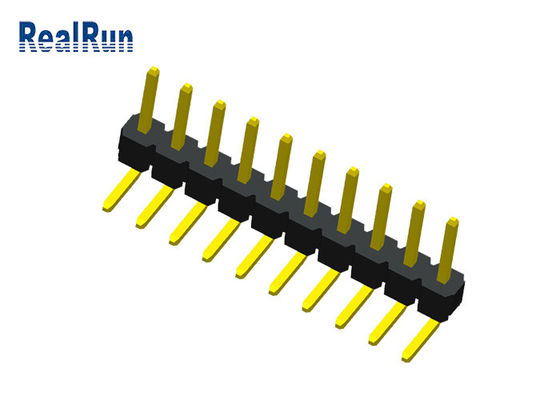 conector del PWB de la fila de Pin Header Connector PA6T uno del varón de 10P LCP PBT