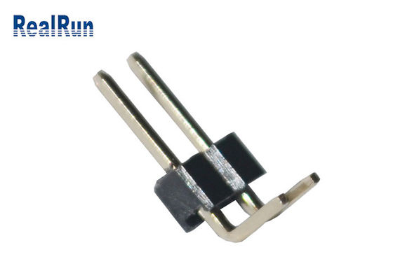 Fila de ángulo recto de Pin Header PA6T H2.5mm de la resistencia de oxidación sola