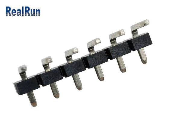 Conector de cobre amarillo negro del jefe del PWB de 7A LCP 90 aislador de la curva PA6T del grado