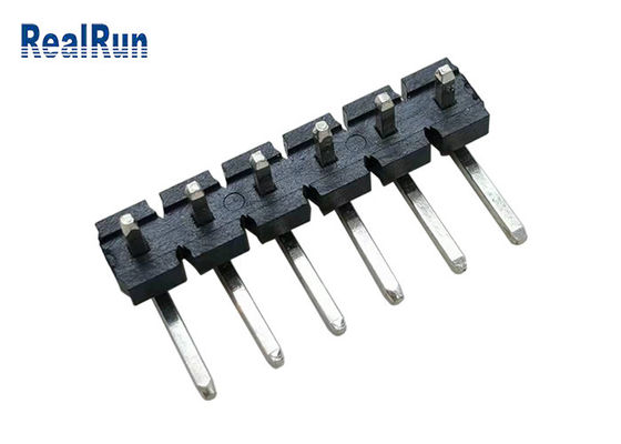 Conector de cobre amarillo negro del jefe del PWB de 7A LCP 90 aislador de la curva PA6T del grado