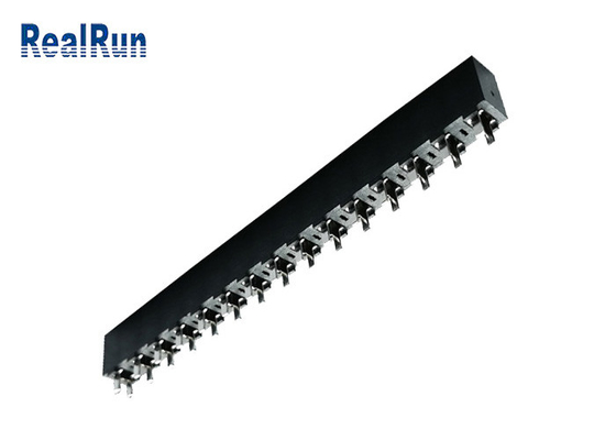 El conector DC500V del jefe de LCP Smt sumerge 1*15P de soldadura Tin Plating PBT PA6T
