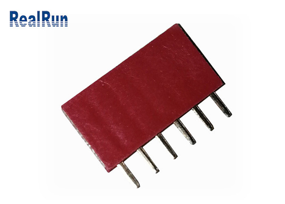 Latón femenino de la inmersión LCP del conector DC500V 1×6P del jefe de PA6T PBT