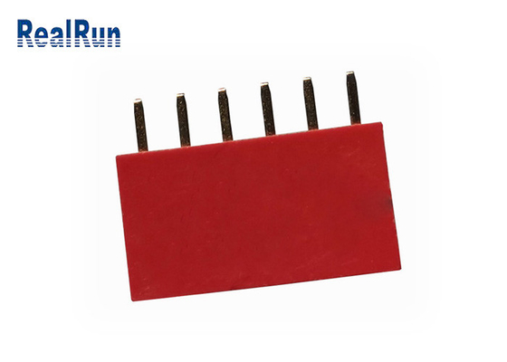 Latón femenino de la inmersión LCP del conector DC500V 1×6P del jefe de PA6T PBT