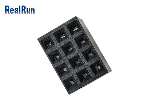 Terminal femenino de cobre amarillo DC1.5A de la fila Y del conector PBT UL94V-0 tres del jefe de PA6T