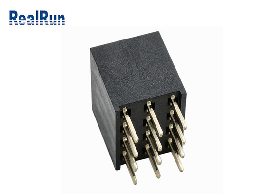 Terminal femenino de cobre amarillo DC1.5A de la fila Y del conector PBT UL94V-0 tres del jefe de PA6T