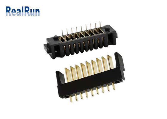 fósforo de nylon 500VAC plateado oro de bronce de batería 9P del tenedor masculino de la célula