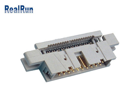conector LCP PBT 2,54 Idc del jefe del eyector 2×8P con el alambre cubierto de la encrespadura