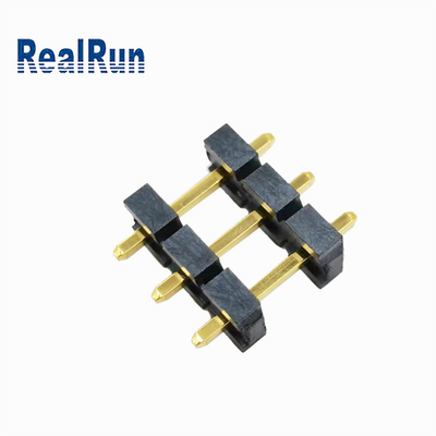 Conector L16.8 del Pin SQ1.14 de Pin Header Gold Plated 3 de la capa doble de PBT LCP