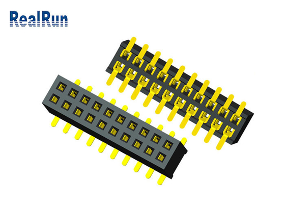 Tablero femenino del PWB del terminal del conector UL94V-0 U del jefe de PA6T 20P para subir a los conectores