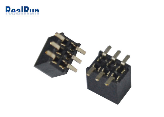 Tablero femenino del soporte de la superficie del PWB del conector 1.27m m del jefe ISO9001 para subir al conector