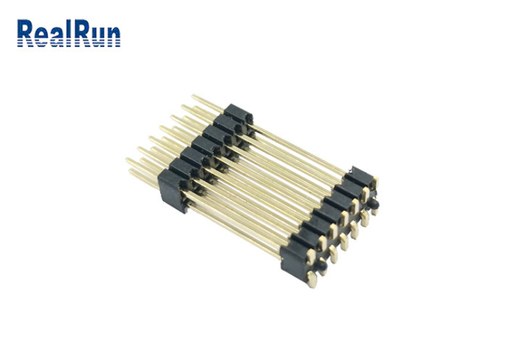 Oro Tin Plating del conector de Pin Header Connector Dual 7P SMT del varón de PA6T