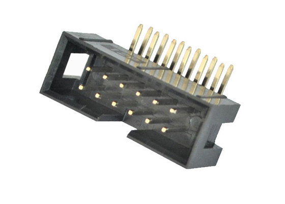 conector de ángulo recto de SMT de la caja del jefe de 2x6 IDC del jefe de la echada masculina del conector 2,54