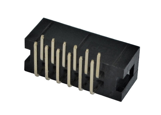 conector de ángulo recto de SMT de la caja del jefe de 2x6 IDC del jefe de la echada masculina del conector 2,54