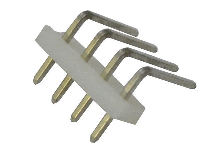 Tablero de 4 Pin para subir al agujero directo de ángulo recto del solo de la fila del jefe jefe del Pin