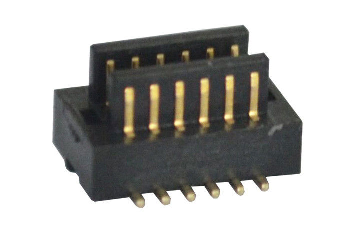 El soporte superficial negro 2*6 Pin Board To Board Connector de H2.0 milímetro los 0.8Mm echa el tipo de SMT del varón