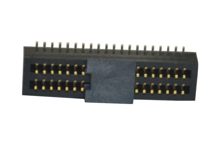 Material femenino del Pin SMT LCP de la echada 40 de los conectores pin 0.8m m de la placa de circuito