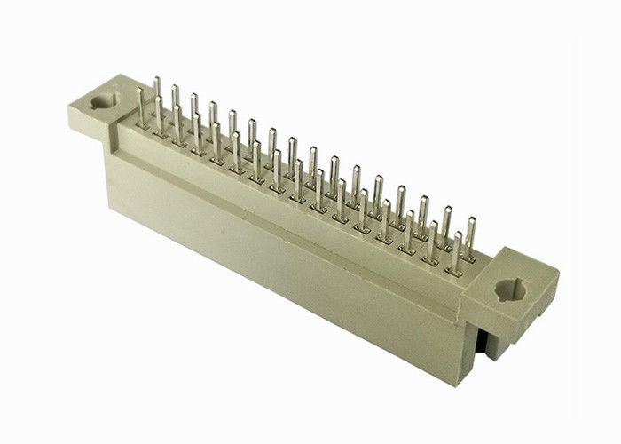 Jefe masculino del PWB del conector recto del estruendo 41612 oro/lata de 180 grados sobre el níquel