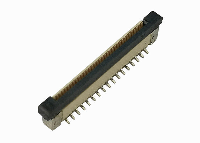 Conector de cable de alta velocidad de cinta de la flexión de SMT, 34 conector 0.5m m del Pin FPC