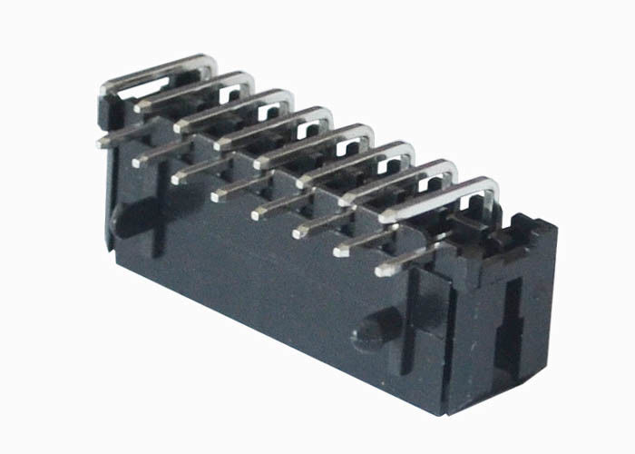 Voltaje que soporta de ángulo recto 500V del conector de la oblea del alambre de PBT/de PA6T