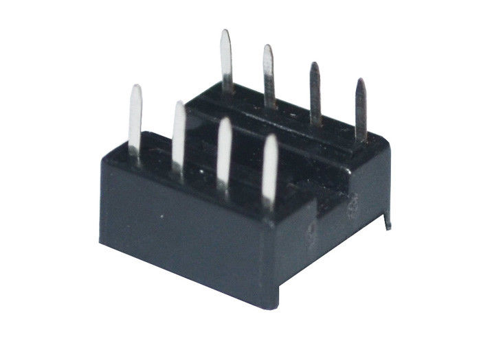 conector del jefe del Pin de la perforación rectangular del Pin del zócalo 8 de la inmersión de 2.54m m para el tablero del PWB