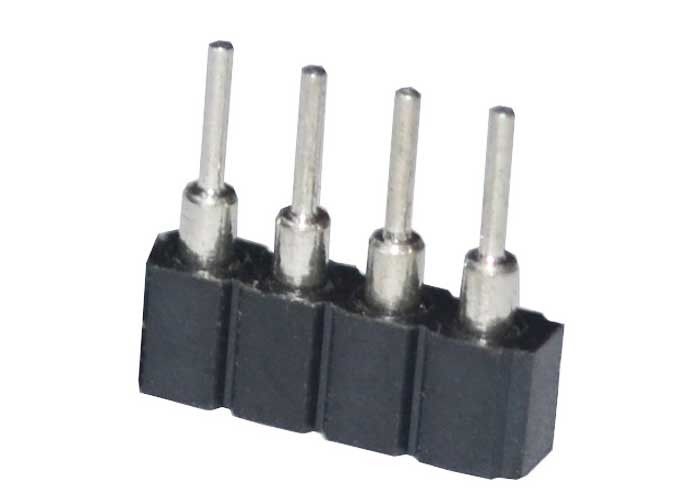 tablero plástico de la hembra del Pin 1x4 del jefe redondo del Pin para subir al jefe 1.27m m del Pin