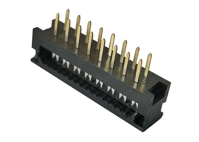 2.54m m de la CA masculina 16 voltaje de funcionamiento del jefe del conector del Pin IDC de la UL 94V 0 60V/de DC