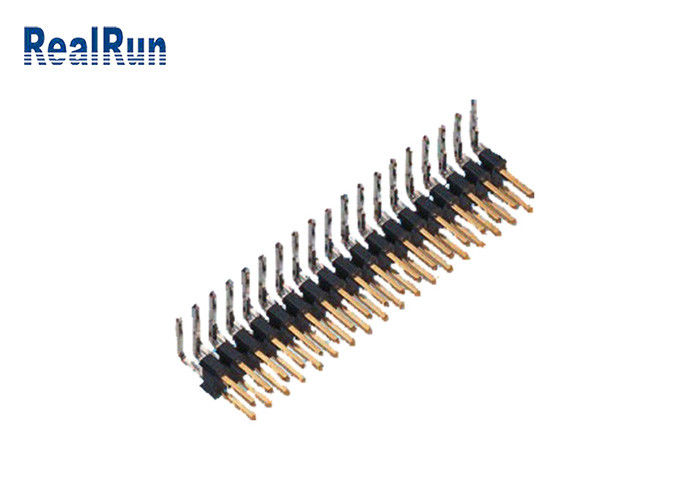 fila dual Pin Header del SGS Pin Header Connector UL94V-0 DC500V de 2*18P PBT