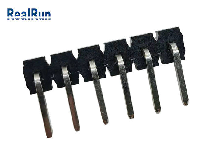 Conector de cobre amarillo negro del jefe del PWB de 7A LCP 90 aislador de la curva PA6T del grado