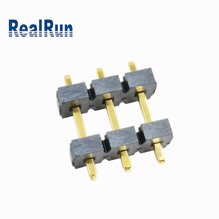 Conector L16.8 del Pin SQ1.14 de Pin Header Gold Plated 3 de la capa doble de PBT LCP