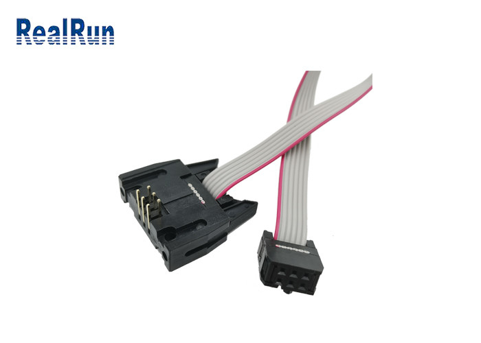 el jefe IDC de 2x3P IDC telegrafía completamente el cable hembra-varón del arnés de cable de los conectores de IDC