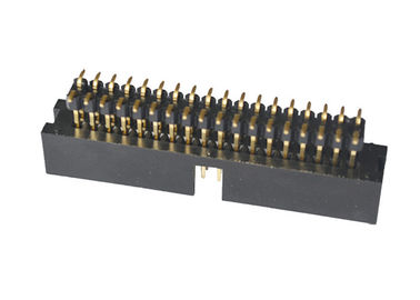 Jefe doble de la caja plástica 2,54 milímetros de tipo flash 3.0AMP de SMT del oro del tablero del PWB