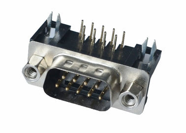 Materiales del contacto del oro/del estañado del conector del SUBMARINO del DB dr D del varón de 9 Pin