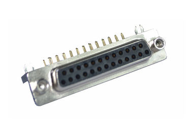 Tipo tipo recto femenino del DB D del Pin del negro 25 del zócalo dr del DP de la soldadura del conector
