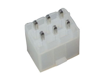 Echada del conector 4.2m m de la oblea del Pin de la serie 6 de R, conector terminal recto de la vivienda